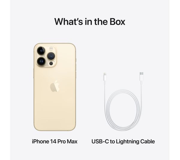 MQ9W3ZD/A - APPLE iPhone 14 Pro Max - 256 GB, Gold - Currys Business