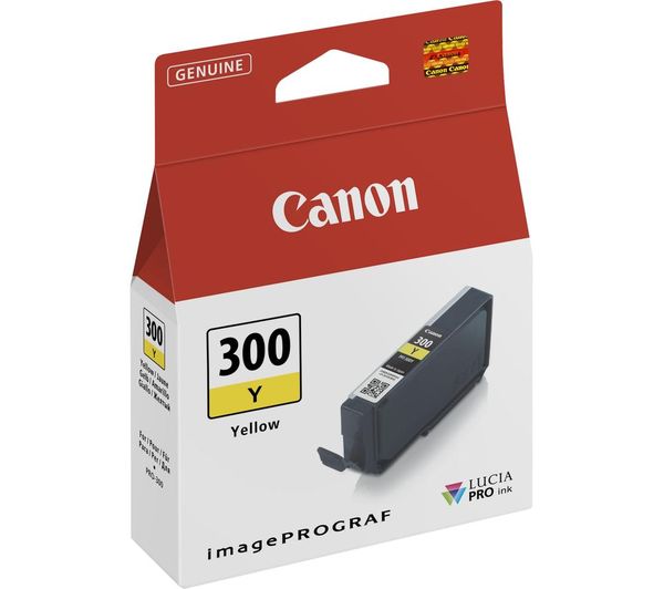 Canon Pfi 300y Yellow Ink Cartridge