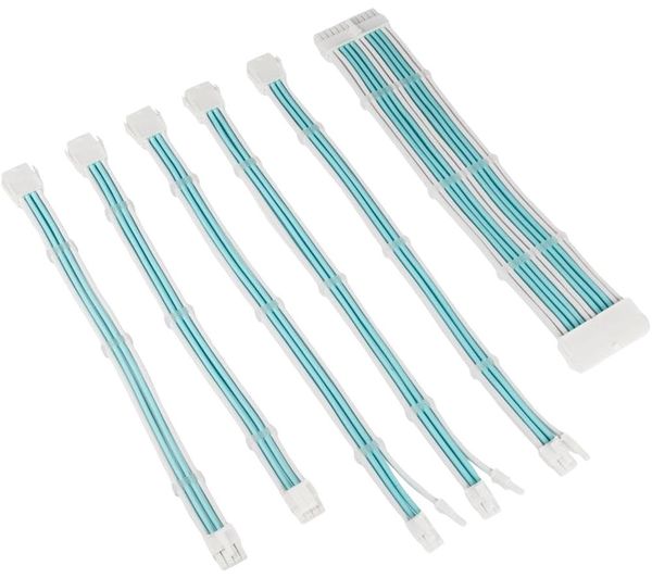 Kolink Core Adept Power Extension Cable Kit White Blue