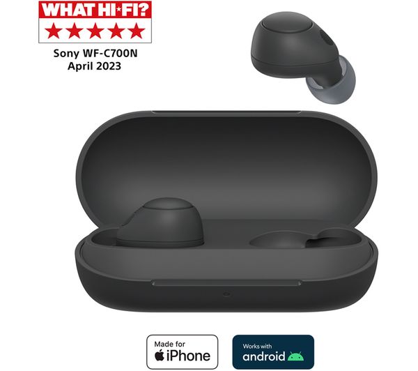 SONY WF-C700N Wireless Bluetooth Noise-Cancelling Earbuds - Black