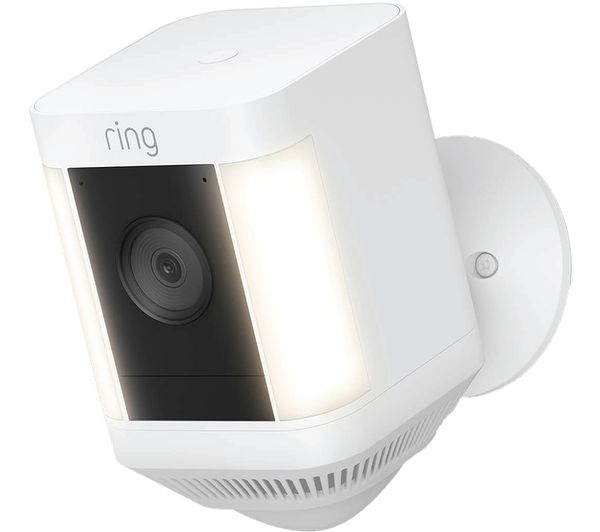 Image of RING Spotlight Cam Plus Battery Full HD 1080p WiFi Security Camera - White