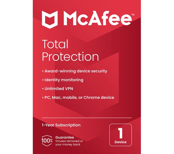 Image of MCAFEE Total Protection - 1 year for 1 device