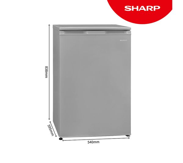 SJ-UE121M4S-EN - SHARP SJ-UE121M4S-EN Undercounter Fridge - Silver ...