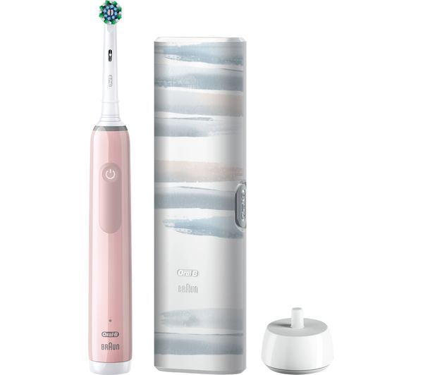 ORAPRO3500PKSTR - ORAL B Pro 3 3500 Electric Toothbrush - Pink - Currys ...