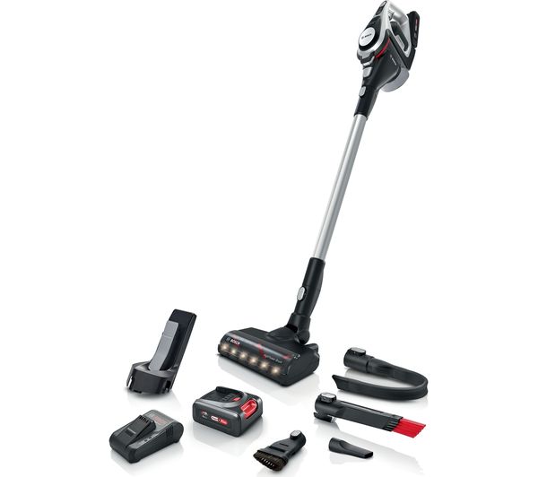 Image of BOSCH Unlimited 8 BCS8224GB Cordless Bagless Vacuum Cleaner - Silver