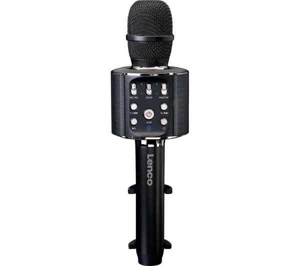 LENCO BMC-090 Bluetooth Karaoke Microphone - Black