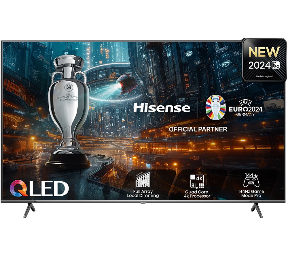 65E7NQTUK PRO 65" Smart 4K Ultra HD HDR QLED TV with Amazon Alexa