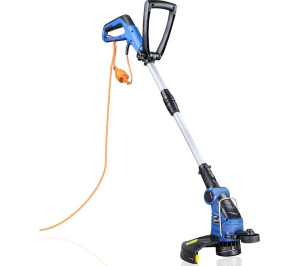 Hyundai Hytr600e Corded Grass Trimmer Blue Black