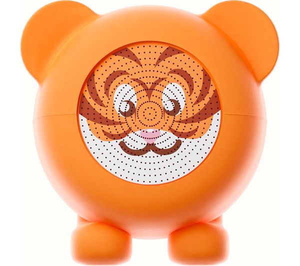 Juice Animals Tiger Portable Bluetooth Speaker Orange