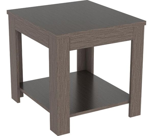 Avf Calibre Cat50gre Side Table Wood Veneer Grey