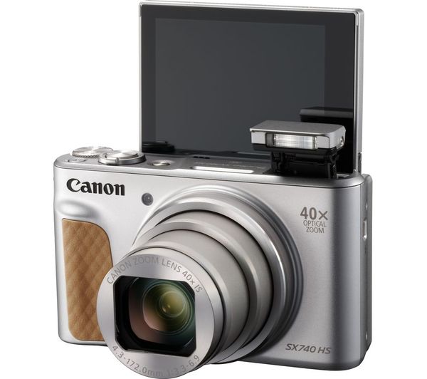 Canon ミラーレス一眼 Power Shot SX740 HS CANON PowerShot SX740 HS Lite Superzoom Compact Camera - Silver