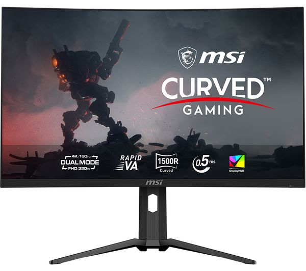 Msi Mag 321cupdf 4k Ultra Hd 32 Curved Va Gaming Monitor Black