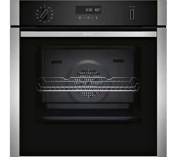 NEFF Slide&Hide N50 B6ACH7AN7B Electric Pyrolytic Smart Oven - Stainless Steel