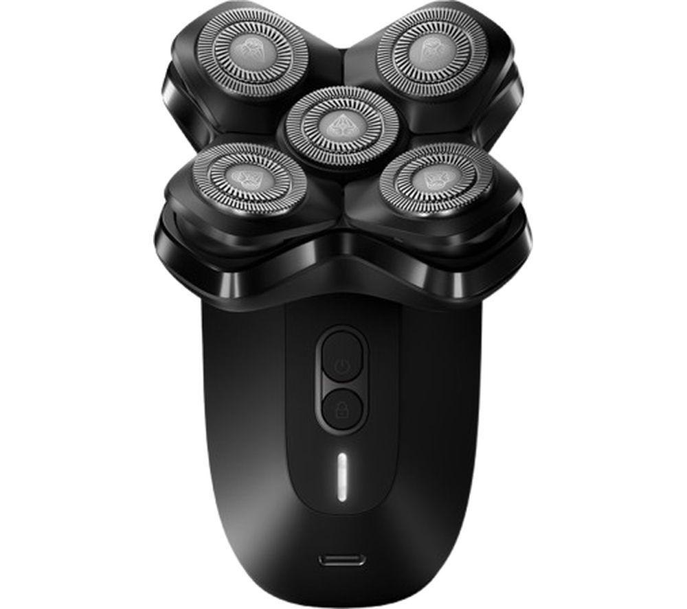 The Dome Shaver Pro Wet & Dry Rotary Head Shaver - Black