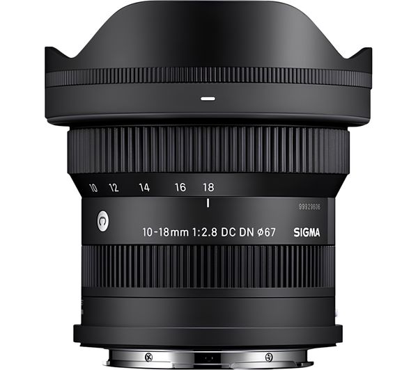 Sigma Contemporary 10 18 Mm F 28 Dc Dn Wide Angle Zoom Lens For Sony