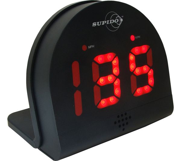 An image of SUPIDO Multisport Speed Radar Speedometer - Black