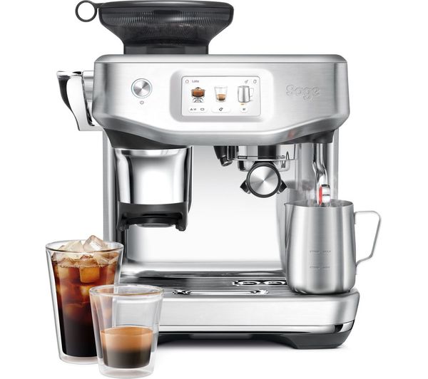 Sage The Barista Touch Impress Ses882 Bean To Cup Coffee Machine Stainless Steel