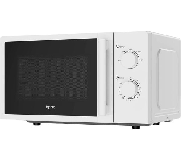 Igenix Igms0820mssw Compact Solo Microwave White