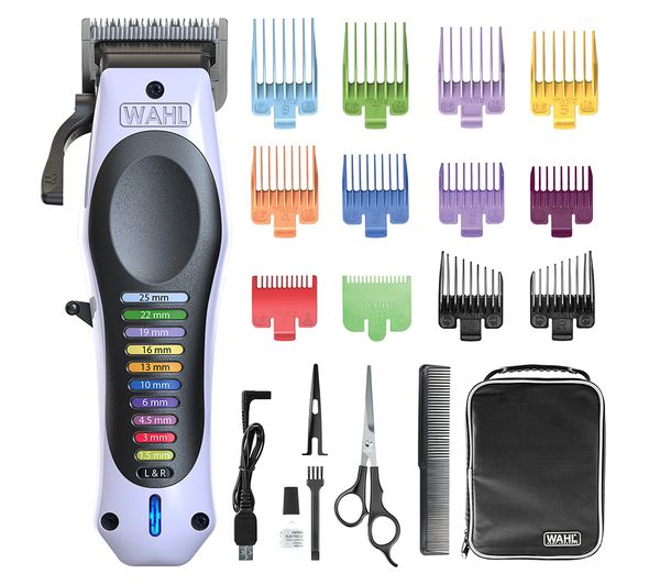 Wahl Colour Pro Hair Clipper White Black
