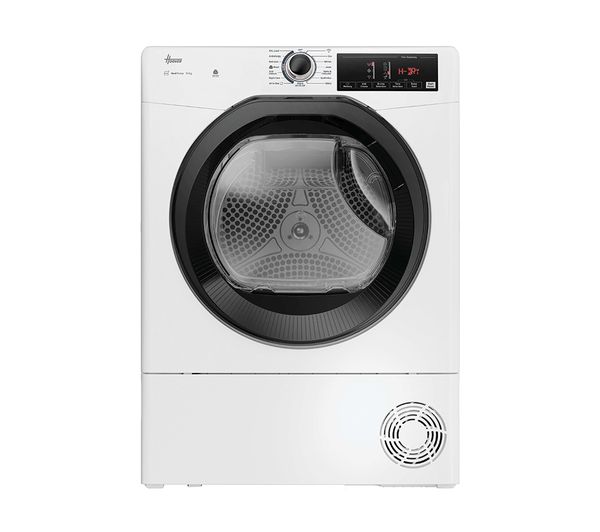 An image of HOOVER H-Dry 350 HRE H10N2TE-80 WiFi-enabled 10 kg Heat Pump Tumble Dryer - White