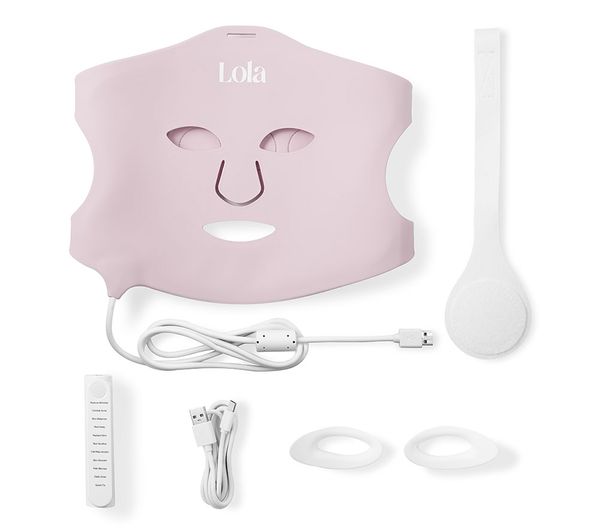 An image of LOLA Superglow LED Face Mask - Pink
