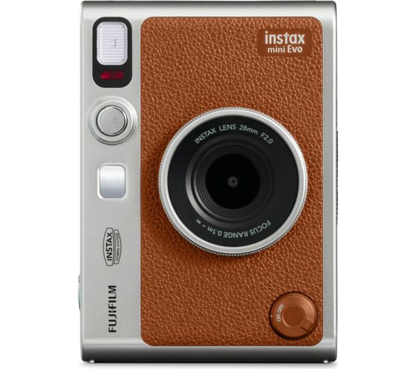 Instax Mini Evo Digital Instant Camera Brown