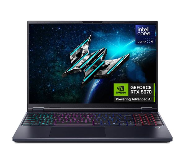 An image of ACER Predator Helios Neo 16 AI 16" Refurbished Gaming Laptop - Intel® Core™ Ultra 9, RTX 5070, 1 TB SSD (Very Good Condition)