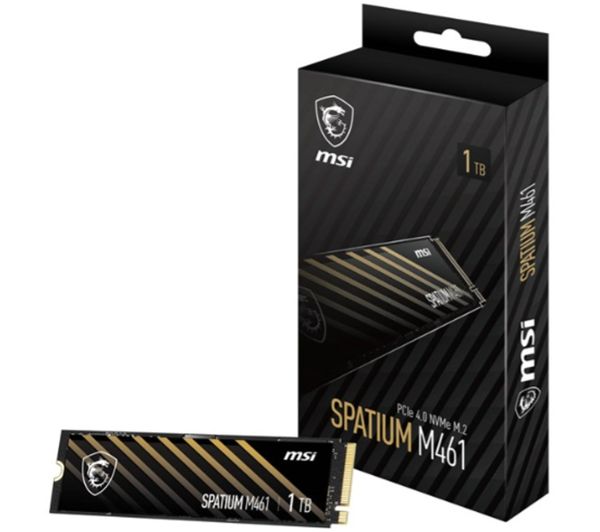 An image of MSI Spatium M461 M.2 Internal SSD - 1 TB