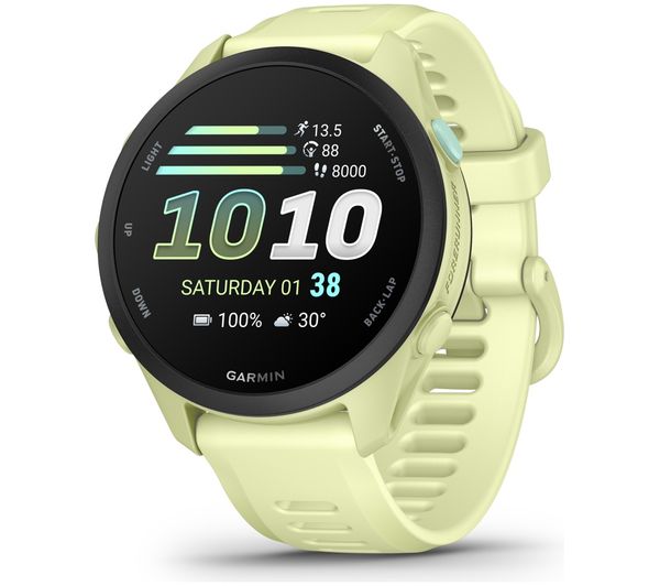 An image of GARMIN Forerunner 70 Sports Watch - Citron, 43 mm