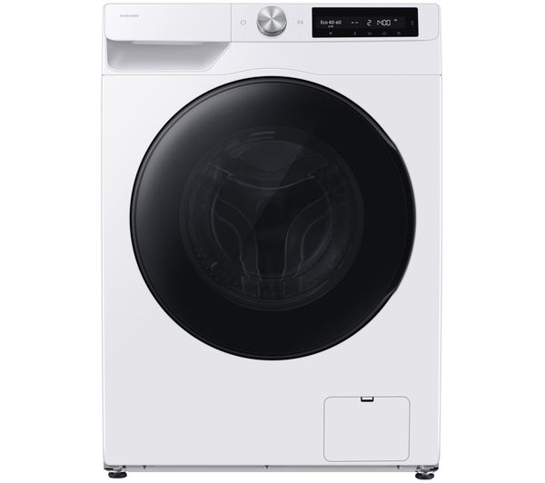 An image of SAMSUNG Series 5 AI Energy Ecobubble WD10HG6U34BEU1 WiFi-enabled 10 kg Washer Dryer - White