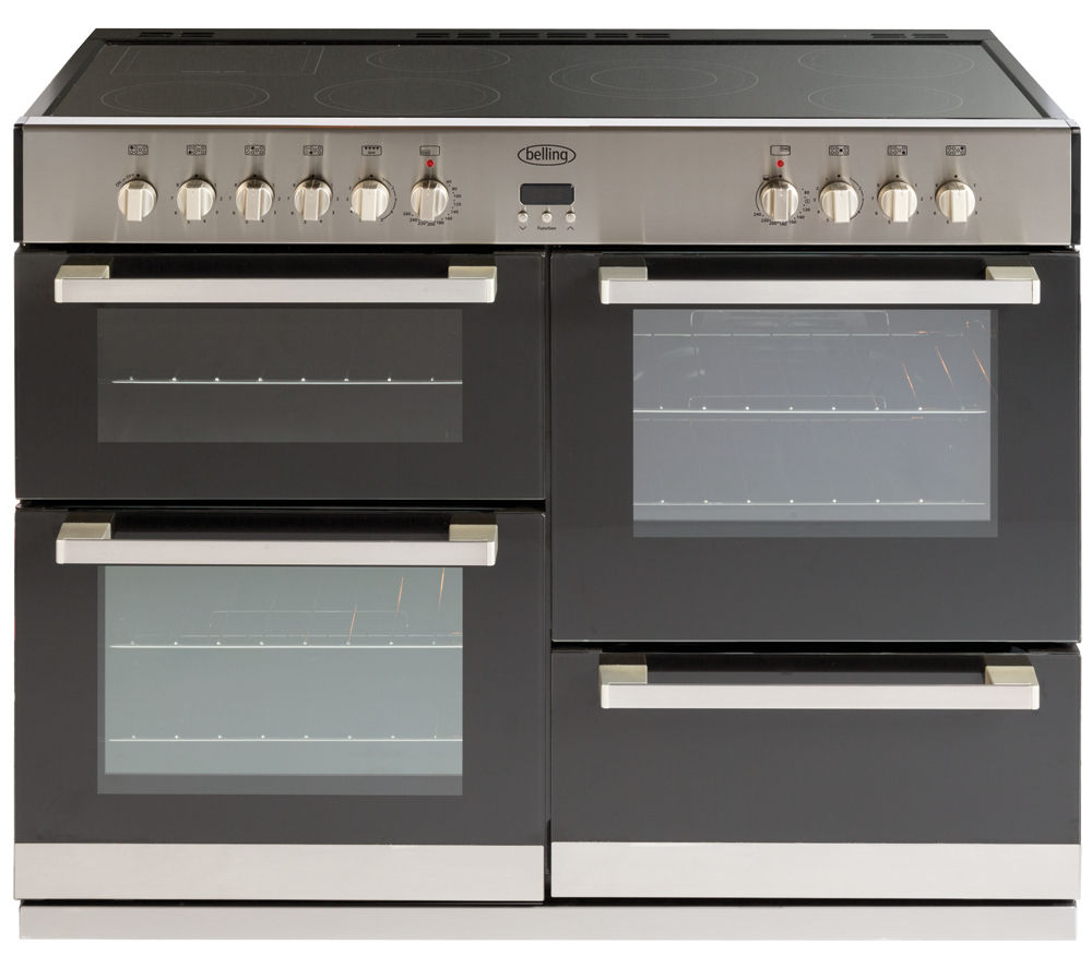 BELLING DB4 110E Electric Ceramic Range Cooker - Stainless Steel, Stainless Steel