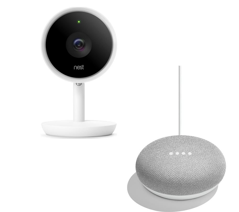 NEST Cam IQ Indoor Security Camera & Home Mini Bundle review