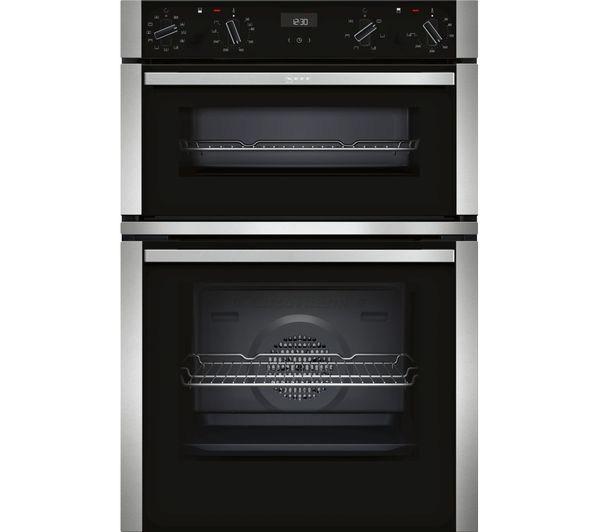 Image of NEFF N50 U1ACE5HN0B Electric Double Oven - Stainless Steel