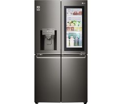 LG GMX936SBHV American-Style Smart Fridge Freezer - Black Steel