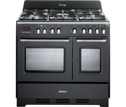 KENWOOD CK425-AN-1 90 cm Dual Fuel Range Cooker - Anthracite & Stainless Steel