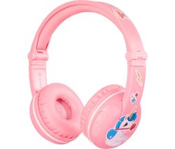 BuddyPhones Play Wireless Bluetooth Kids Headphones - Pink