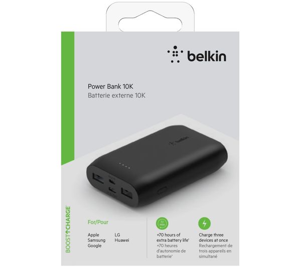 Buy BELKIN F8J267btBLK 10000 mAh Portable Power Bank Black Free