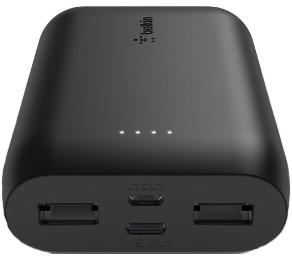 BELKIN F8J267btBLK Portable Power Bank - Black, Black