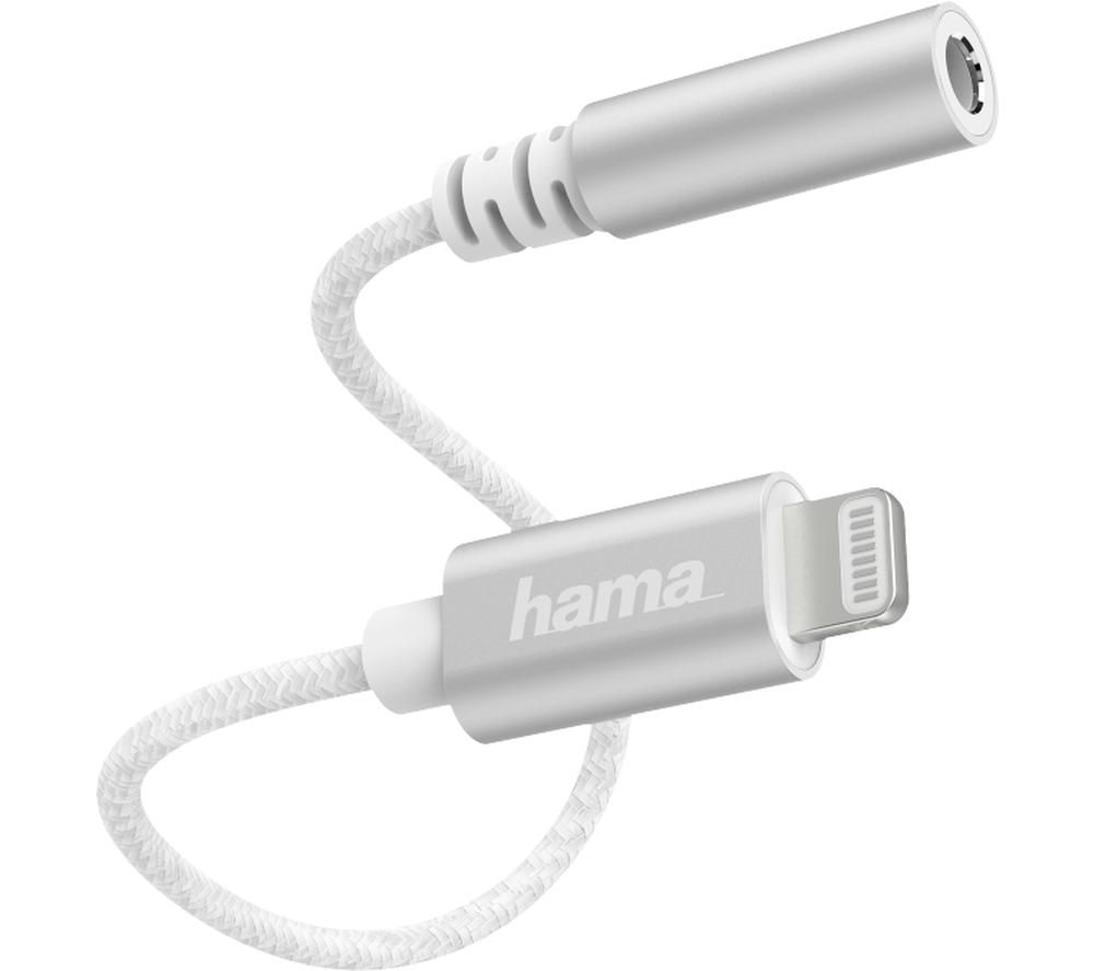HAMA Lightning to 3.5 mm Headphone Jack Adapter