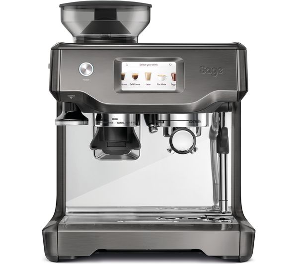 Sage The Barista Touch Ses880 Bean To Cup Coffee Machine Black Stainless Steel