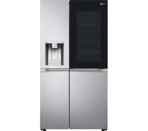 Image of LG InstaView GSXV90BSAE American-Style Smart Fridge Freezer - Stainless Steel