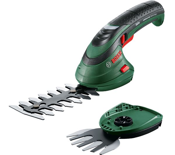 BOSCH Isio Shape & Edge Cordless Shrub & Grass Shear Set