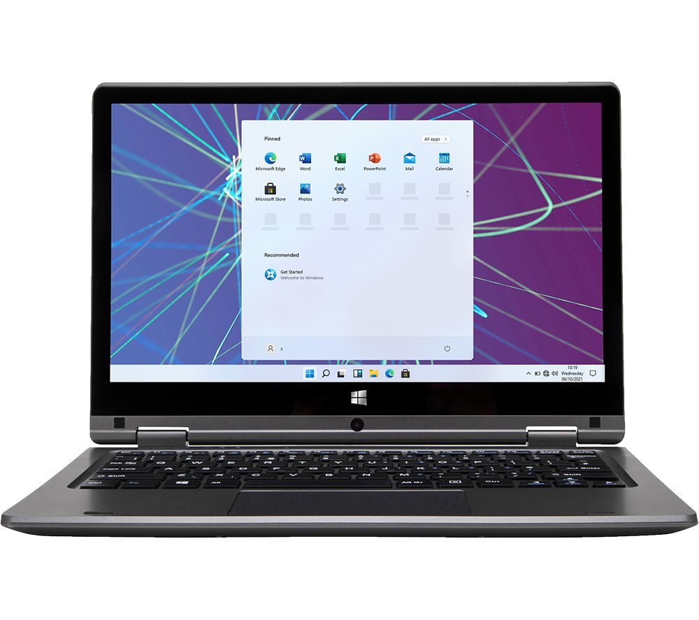 Flip HW276 11.6" 2 in 1 Laptop - Intel® Celeron®, 64 GB SSD, Silver