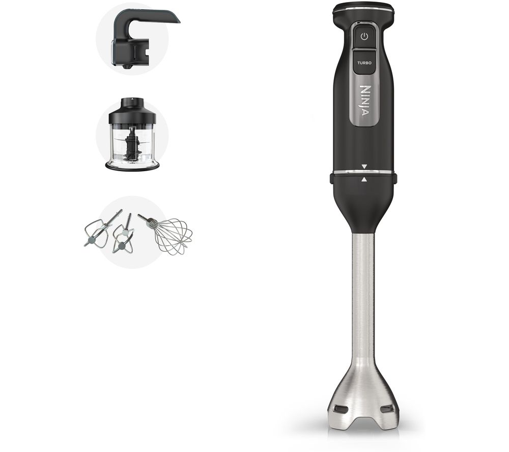 Foodi 3-in-1 CI100UK Hand Blender, Mixer & Chopper - Black