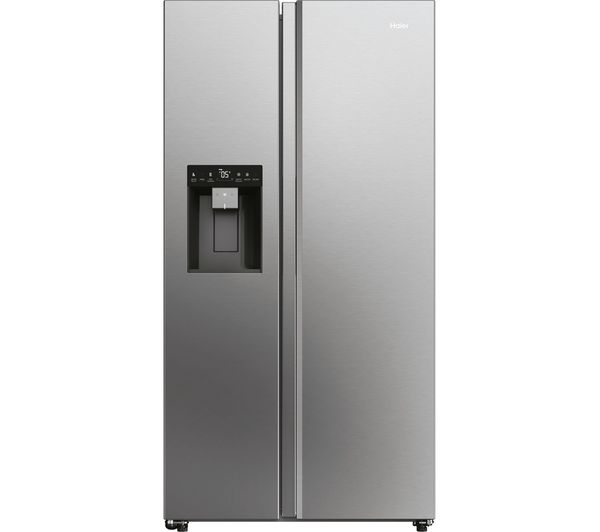 Image of HAIER HSW79F18CIMM American-Style Smart Fridge Freezer - Platinum Inox