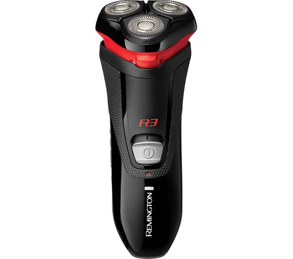 Remington R3 Style Series Rotary Shaver Black Red