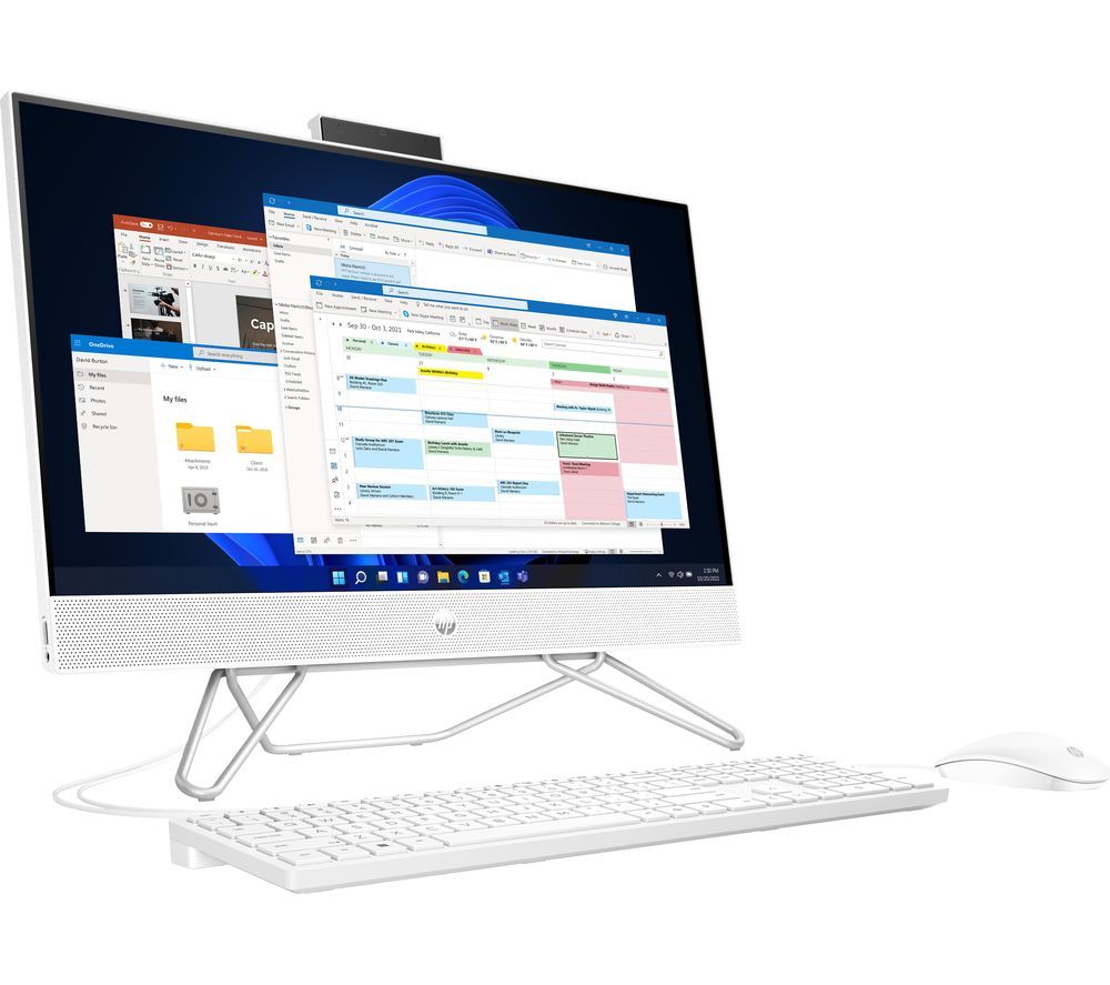 HP 24-cb1042na 23.8" All-in-One PC - Intel® Core™ i3, 512 GB SSD, White