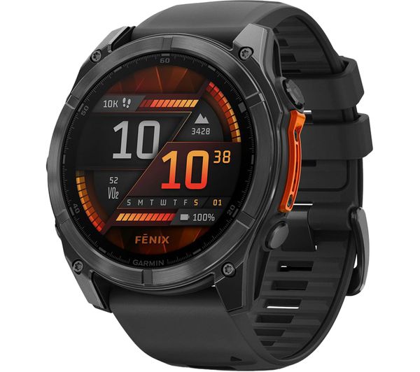 Garmin Fenix 8 Amoled Smart Watch Slate Grey Black 51 Mm