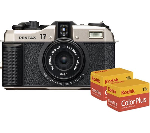 Pentax 17 Compact Film Camera With Kodak Film Pack Of 2