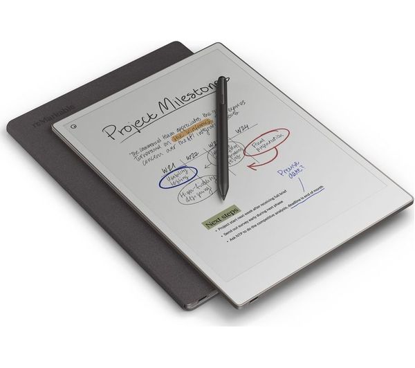 Remarkable Paper Pro With Marker Plus Book Folio Pro Basalt